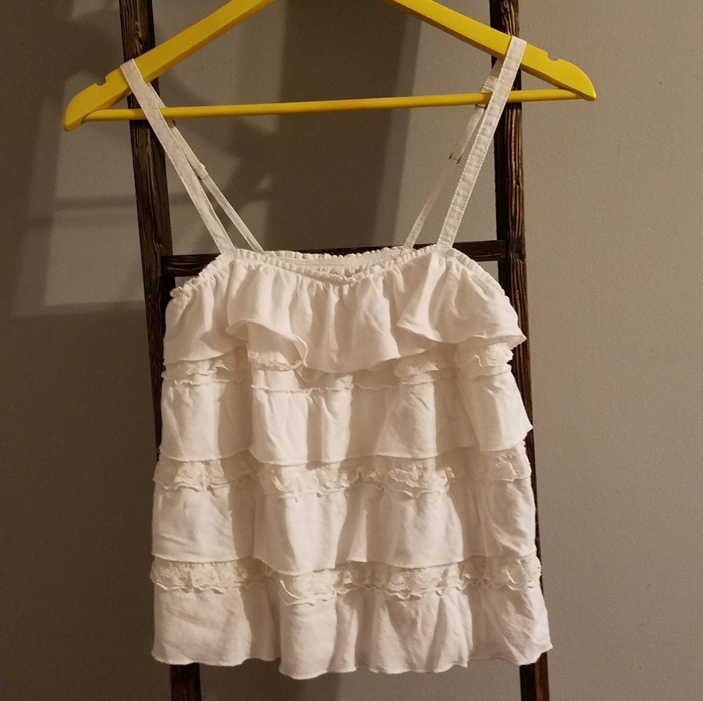 White crop top